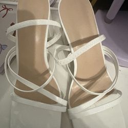 Tacones/high heels white 