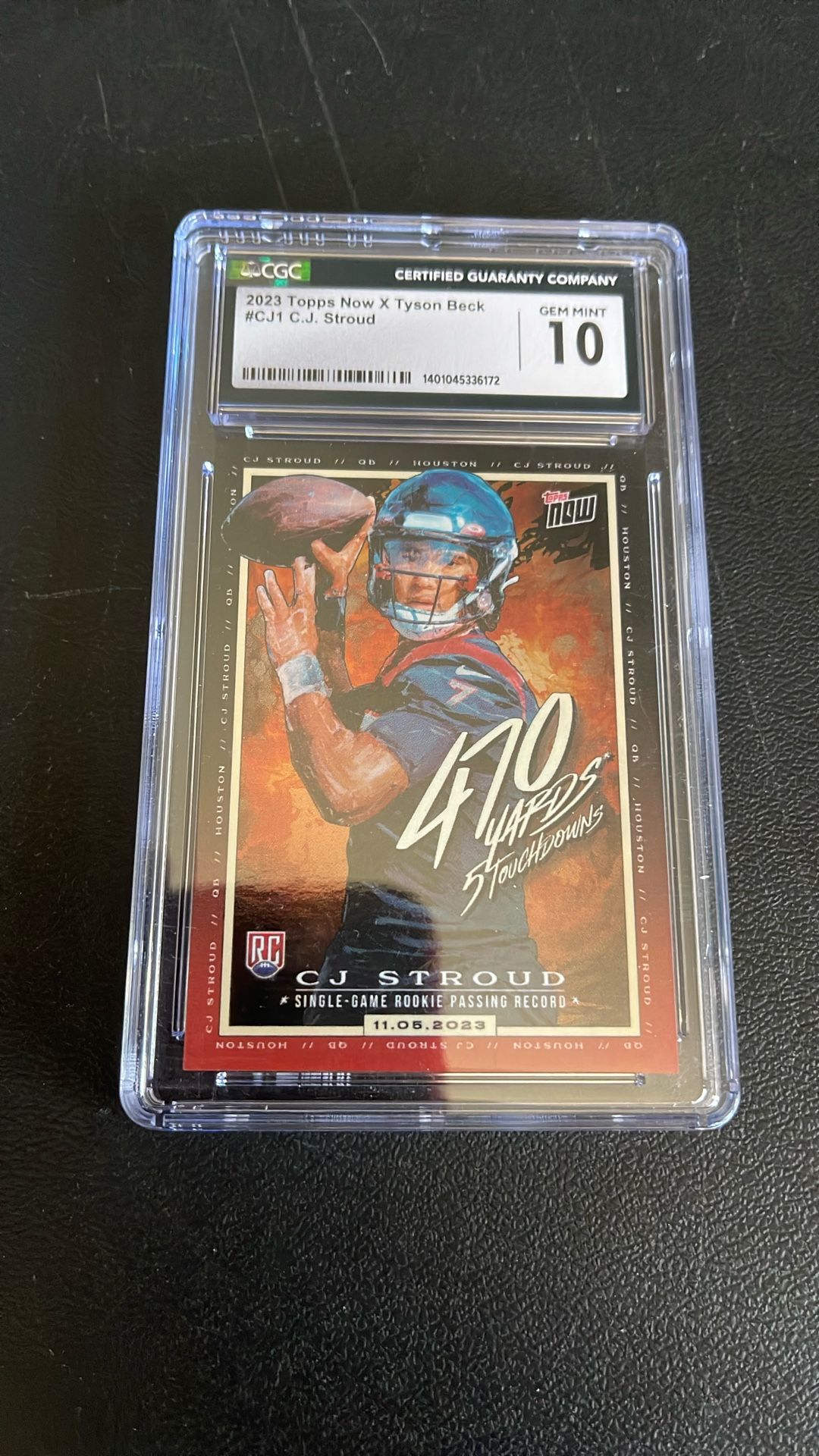 C.J. Stroud rookie record breaker