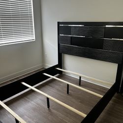Bed Frame And Nightstand  