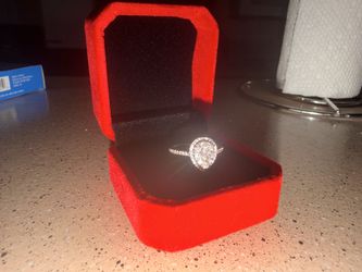 Pear Shape Diamond Halo Engagement Ring