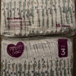 Diapers Different Brands Size 3