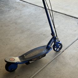 Razor Blue And Black Scooter