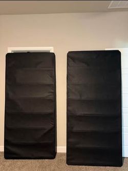 Black boogie boards for a bed