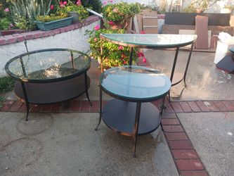 3 Garden Tables