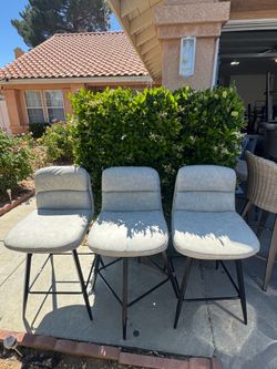 Set of 3, 26” Counter Height Stools
