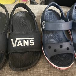 Toddler Croc & vans Sandals