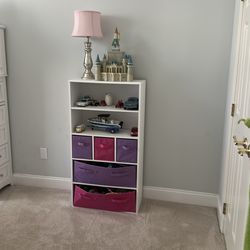 Book shelf with toy storage