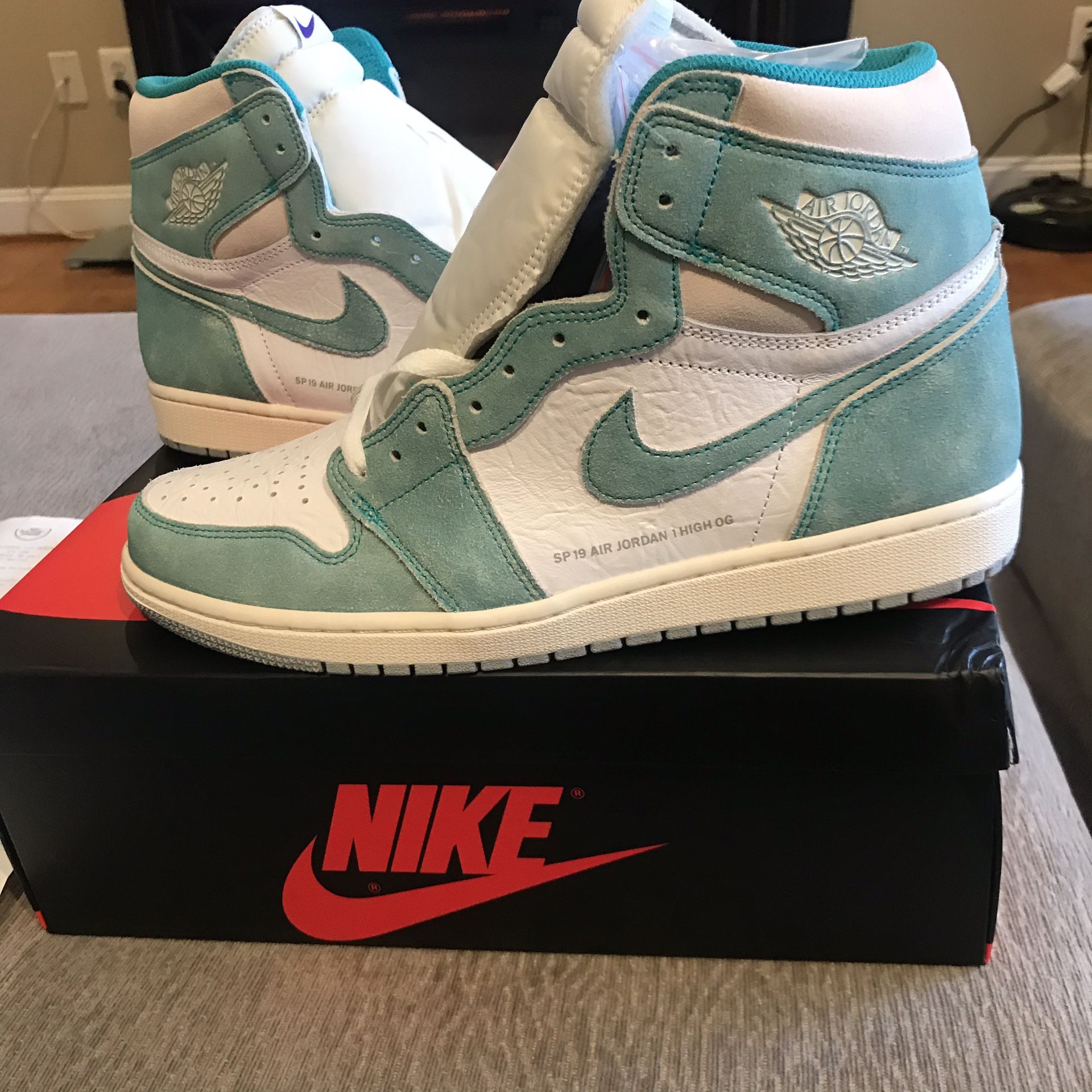 Jordan Retro 1 Hi “Turbo Green” sz11