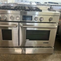 JENN AIR 48”WIDE ALL GAS RANGE STOVE STAINLESS STEEL 