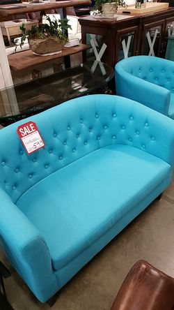 Loveseat & chair