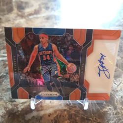 Tobias Harris Prizm Autographed Card 25/25
