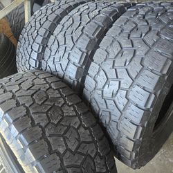 4 used tires Lt35x12.50r18 Toyo AT111 Open Country $299.00 all 4