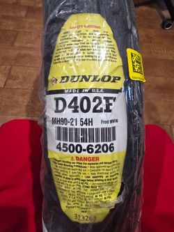 New Dunlop tire D402 MH90-21