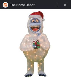 Bumble Abominable Snowman Lighted Christmas Yard Decoration