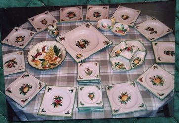 Hand Painted Dishes From Italy