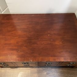 Solid Wood Coffee Table With Drawers 