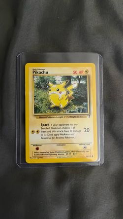 Pikachu Pokemon card