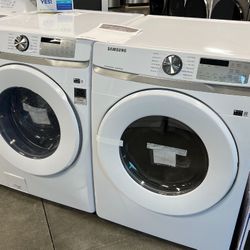 New In Box 5.1 Cu Ft Washer 7.4 Cu Ft Gas Dryer 