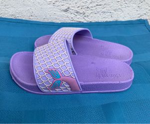 Extremely Me Mermaid Slide Purple Sandals 12