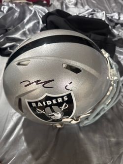 MAXX CROSBY SIGNED RAIDERS FULL SIZE AUTHENTIC HELMET FANATICS COA NFL