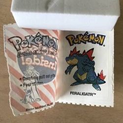 2000 Pokemon Feraligatr Cracker Jack Sticker Prize