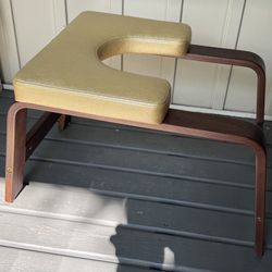 FeetUp Feet Up Yoga Headstand Bench Gold Glitter Padded Inversion Trainer