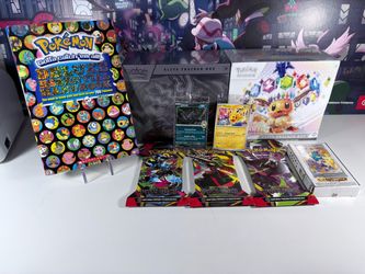 Pokemon sealed 30th anniversary - Pitch Black -Prismatic evolution Plus more!