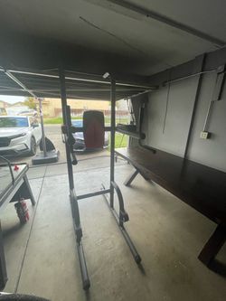 Power Tower Pull-Up Dip Station