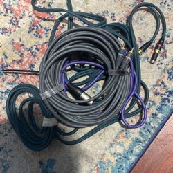Audio Cables (Includes RCA And XLR Cables)