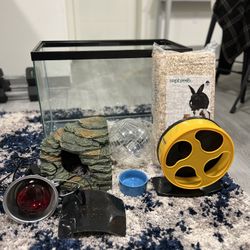 Small Rodent Kit Tank/Cage Plus Extras