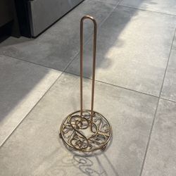 Rose Colored paper Towel Holder
