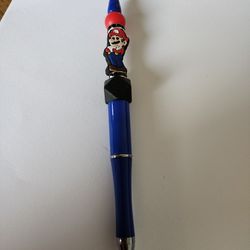 Mario Beaded Pen 