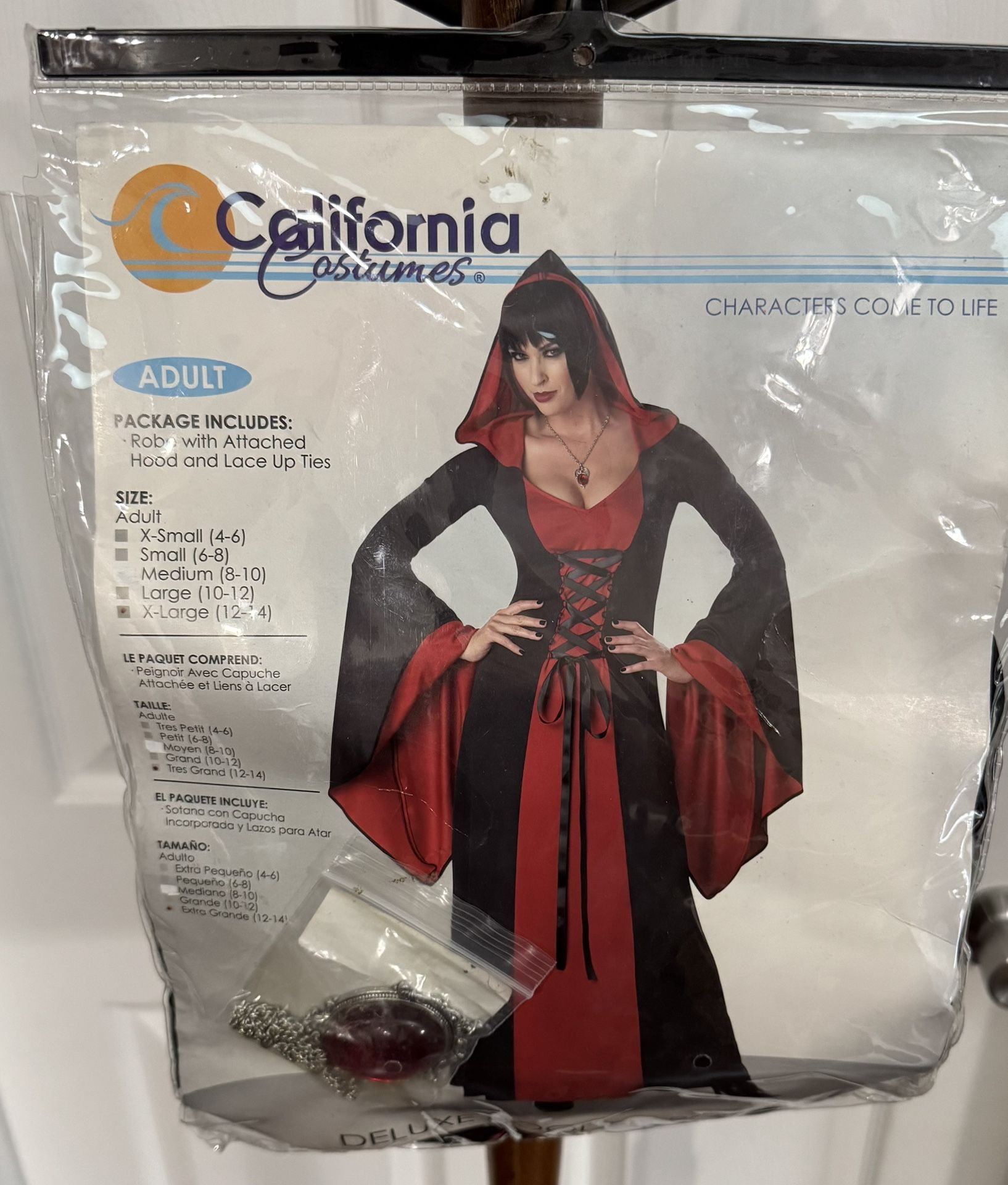 Adult Sexy Size XL Hooded Costume Just $5