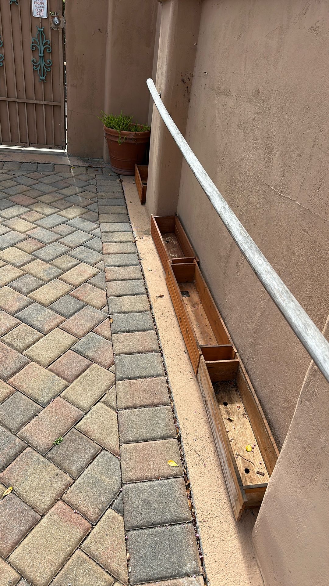 Redwood Flower Boxes