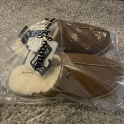 Men's Fireside by Dearfoams Grafton Genuine Shearling Clog Slipper with Woven Accent