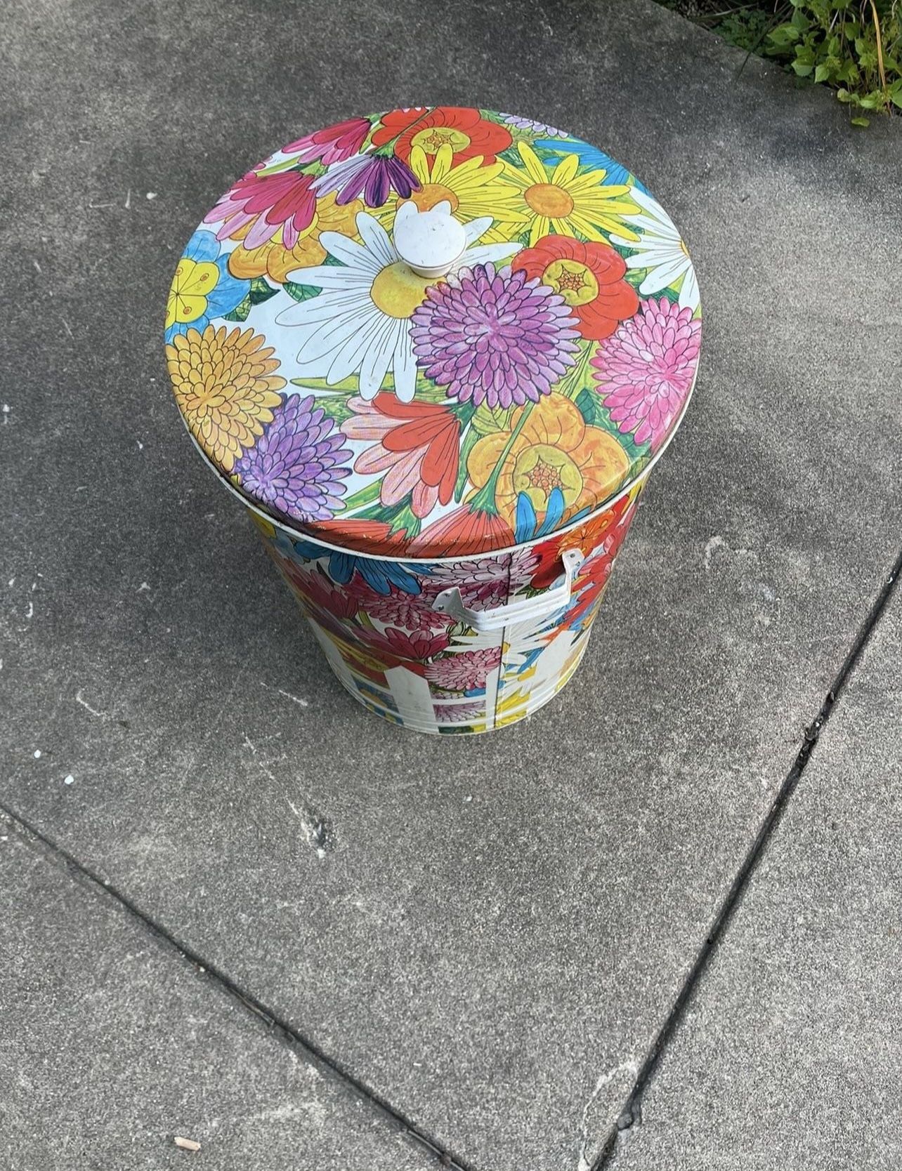 Beautiful 60s Storage Bin