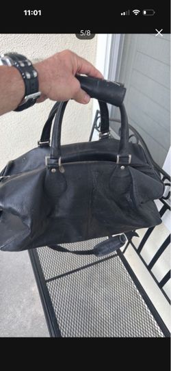 Soft leather tote