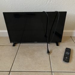 24” Philips Tv w/Remote 