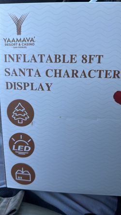 8ft Inflatable Santa Character Display