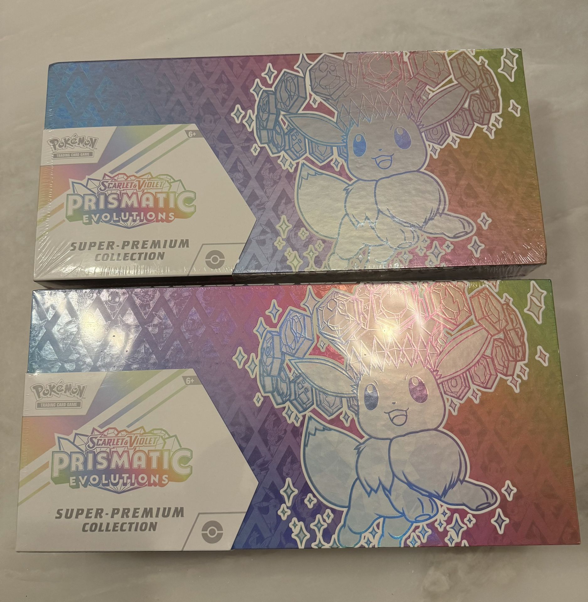 Prismatic Evolutions SPC Super Premium Collection (2) - New/Sealed Pokemon Cards