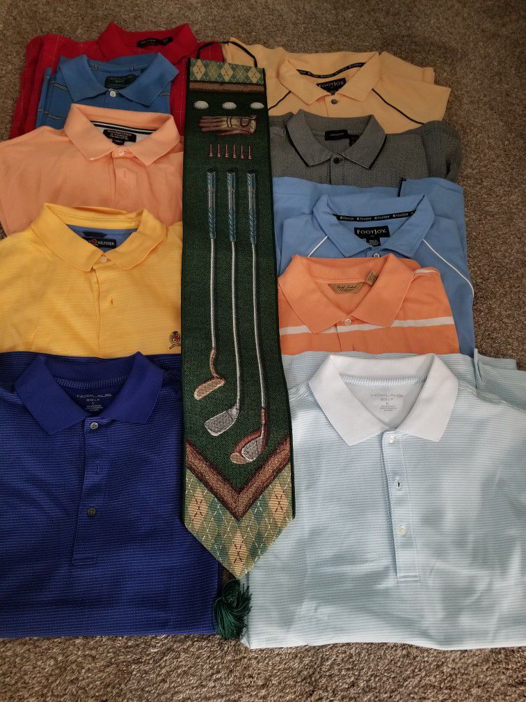 10 Golf Shirts & Tapestry 