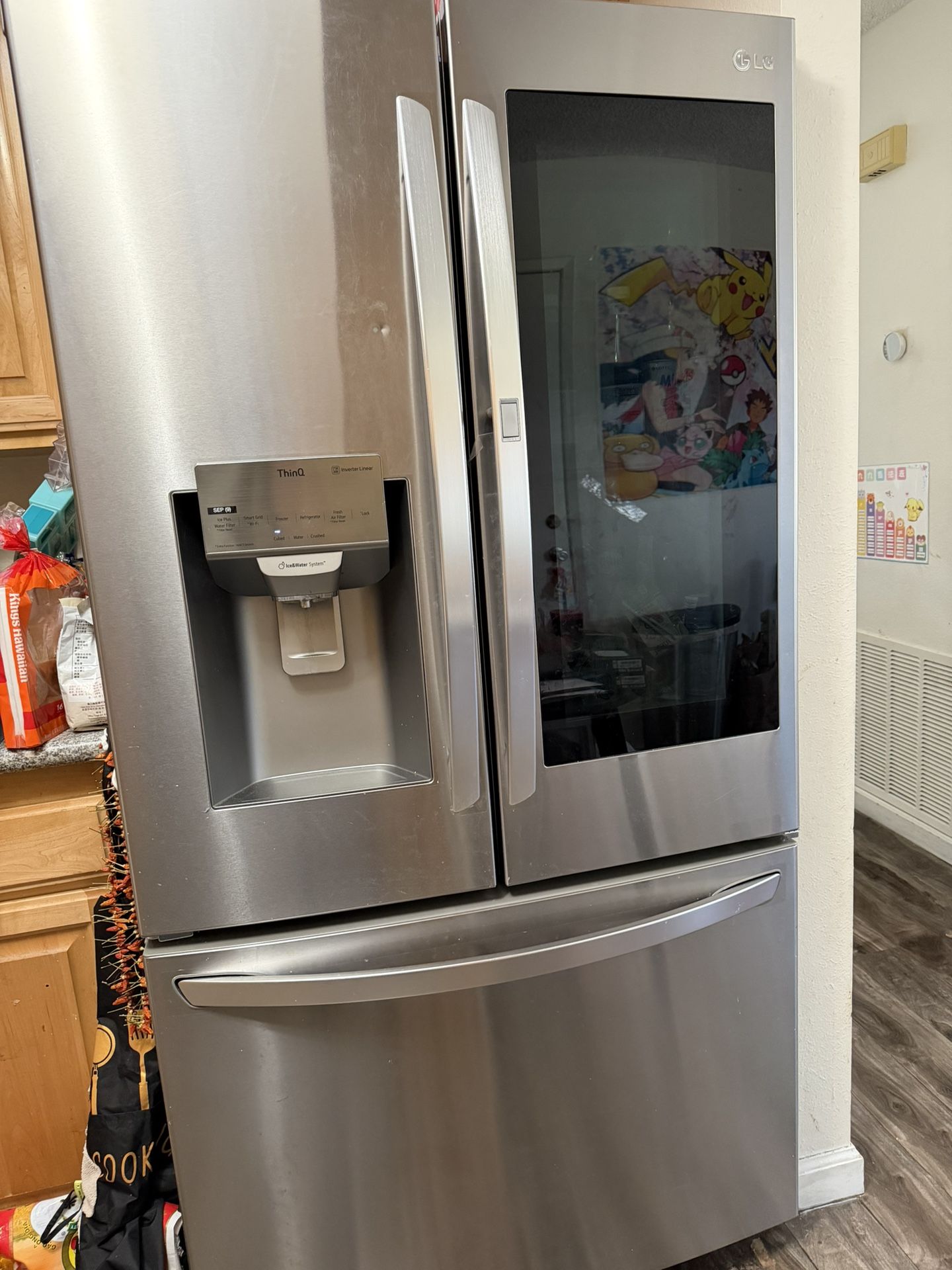 LG thin Q app Control Refrigerator 