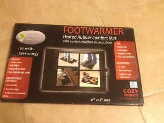 Rubber heated comfort Heater mat 21" x 14"