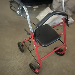 Drive Mobility Walker With Handbrakes And Wheels.  Excellent Condition 