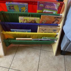 Books And Book Shelf For Kids 