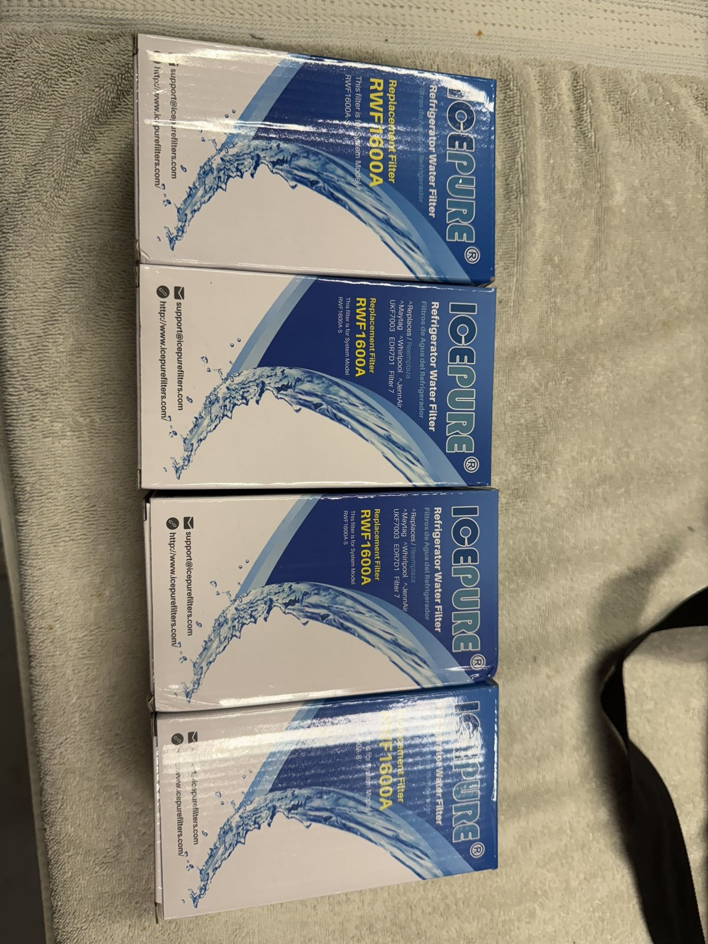 4 IcePure Refrigerator Water Filter UKF7003 Replacement