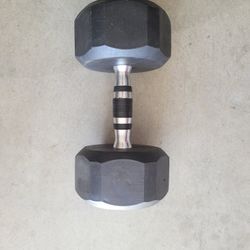 Dumbbell ONLY ONE 25Lb for $20 Firm (WALNUT 91789)