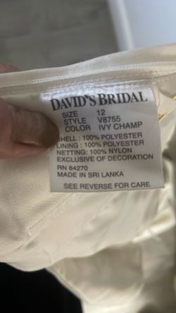 David’s Bridal Gown-V8755-Michelangelo