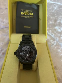 Invicta Watch Black Unisex 