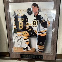 BOSTON BRUINS CAM NEELY AUTOGRAPHED PHOTO